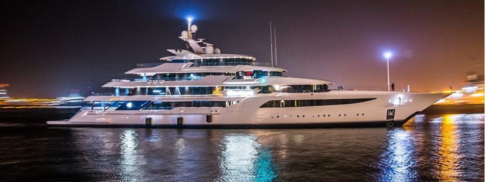 FEADSHIP 92 m superyacht, with two MTU 16V4000 M63L engines